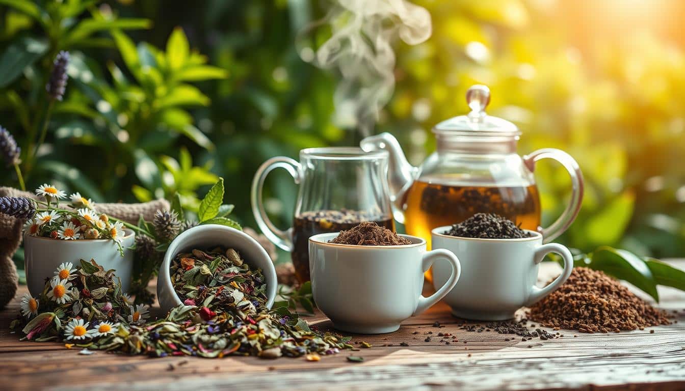 Natural teas to improve skin
